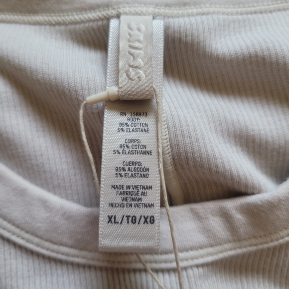 NWT SKIMS Taupe Bodycon Mini Dress Size XL - Picture 16 of 16